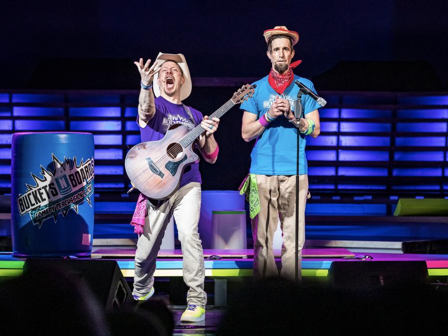 Buckets N Boards Comedy Percussion Show Explore Branson